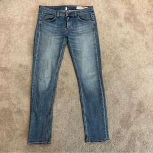 Rag & bone The Dre lightwash faded denim jeans Sz 26